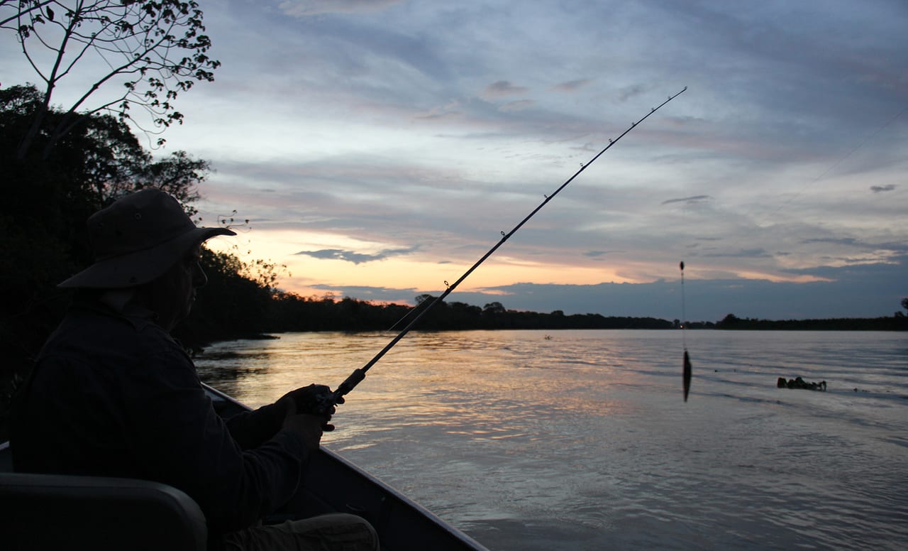 Pantanal com mais água é pesca diferenciada e natureza exuberante