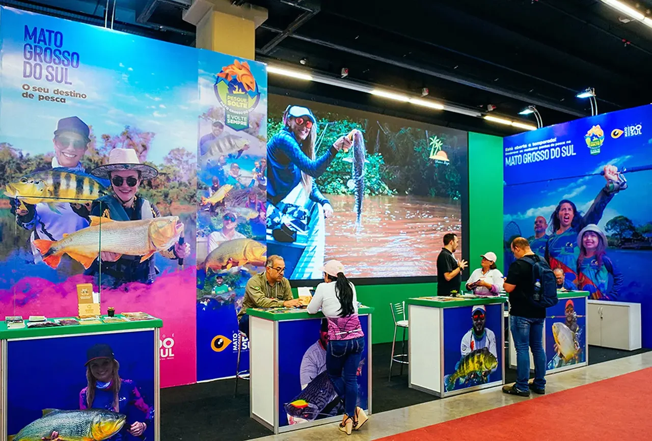 Corumbá divulga o 'pesque e solte' na maior feira de pesca esportiva da América Latina